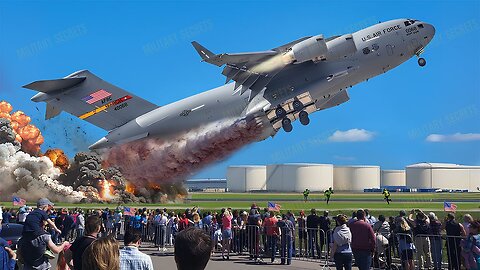 US Air Force C-17 Female Pilot Crew Takes Off Emergency Headed to Middle East