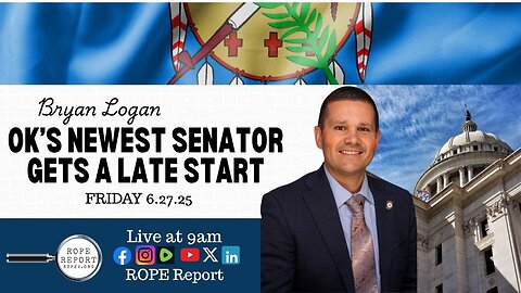 OK Senator Bryan Logan - Getting A Late Start