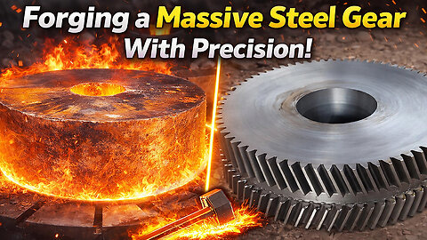 Forging a Massive Steel Gear From Scratch | Extreme Engineering