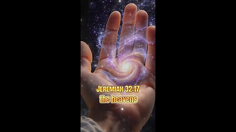 Jeremiah 32:17 | Nothing Is Too Hard For God!🌌💪 #miracle #faith #dailybibleinspiration #jesussaves