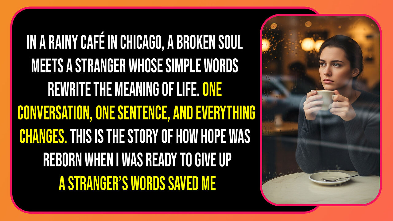 A Stranger’s Words That Changed My Life-Help Story Inspired Story