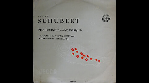 Schubert - Piano Quintet In A - Panhoffer (1957) [Complete LP]