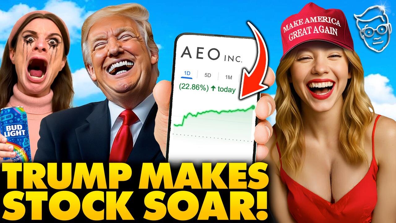 Trump ENDORSES 'Hot' Sydney Sweeney as American Eagle Stock SKYROCKETS | Epic Woke BACKFIRE