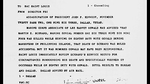 Lee Harvey Oswald and the Death of Martin Schrand