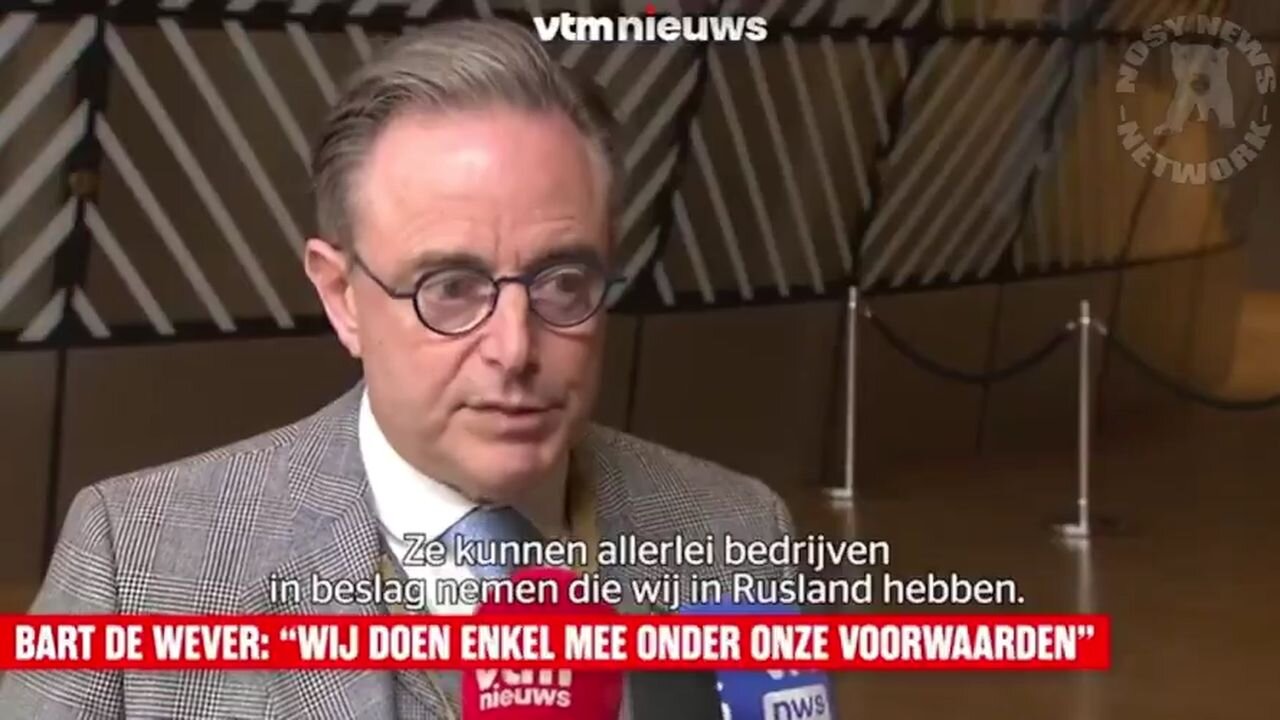 Ani za II. sv. války se tohle nedělalo! Belgický premiér varoval před konfiskací ruských aktiv!