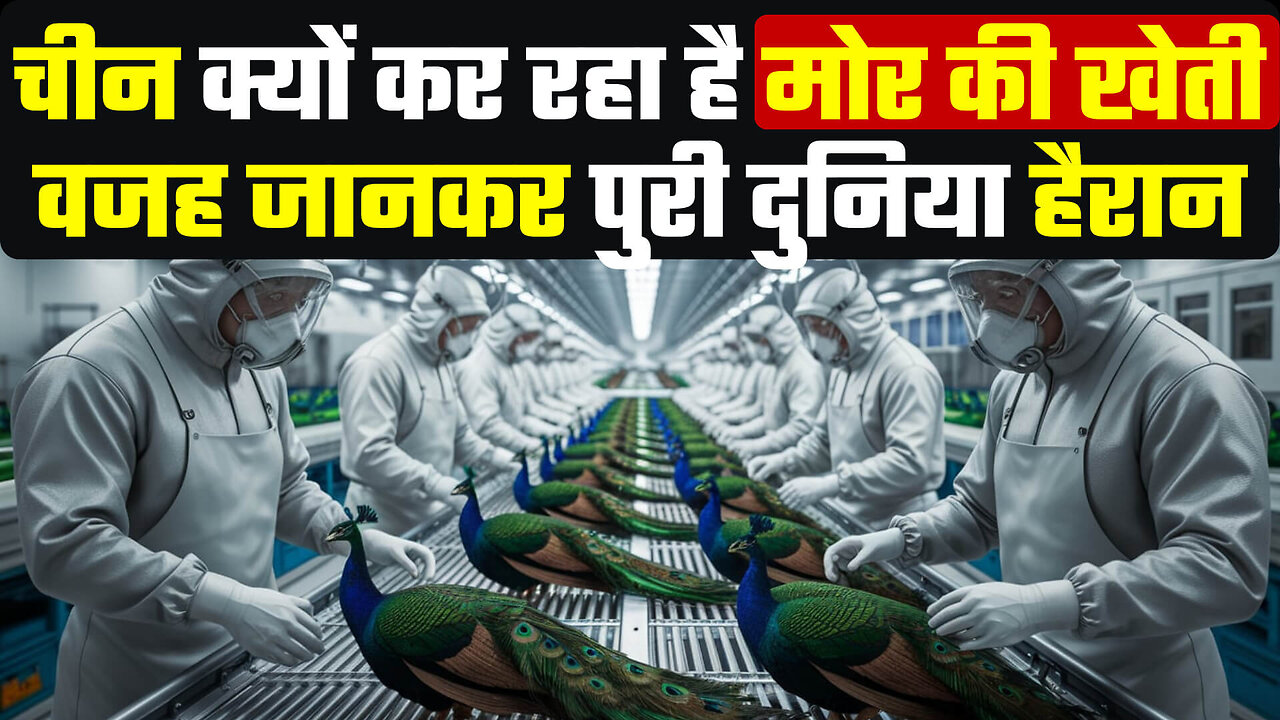 मोर पालन: चीन का चमत्कार! | China's Peacock Farm Techniques - Must Watch for Indian Farmers