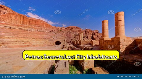 Petra's Secrets: Lost City Inhabitants? #Petra #AncientCity #Jordan