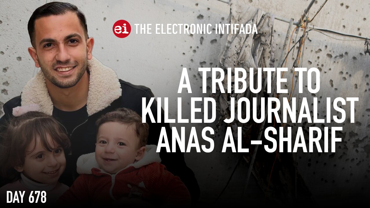 Tribute to assassinated journalist Anas al-Sharif, with Nora Barrows-Friedman