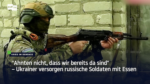Pralinen und Energy Drinks: Ukrainische Armee verwöhnt russische Soldaten