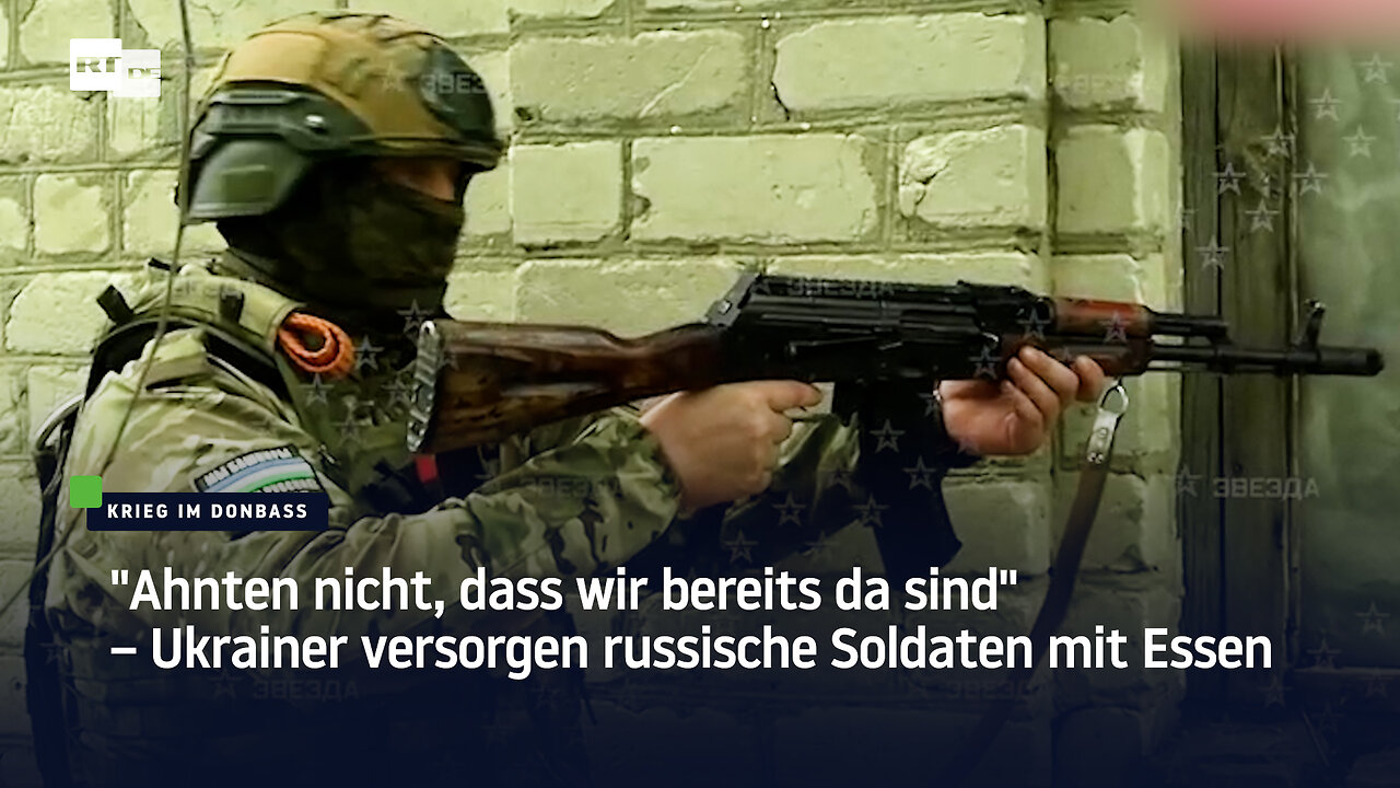 Pralinen und Energy Drinks: Ukrainische Armee verwöhnt russische Soldaten