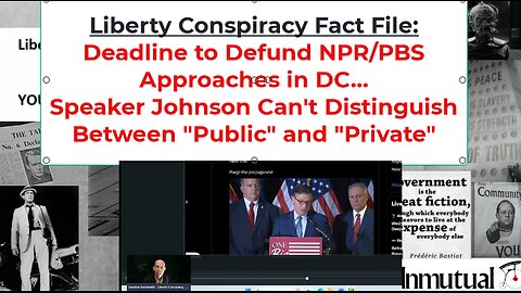 Liberty Fact File: DC Deadline to Defund PBS Approaches, Politicians Cry
