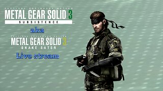 Metal Gear Solid 3: Subsistence (PS2) (aka Snake Eater) part 1