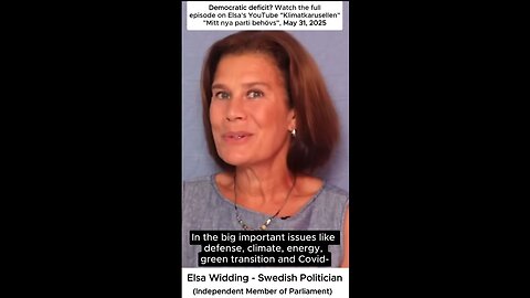 Elsa Widding - Democratic deficit?