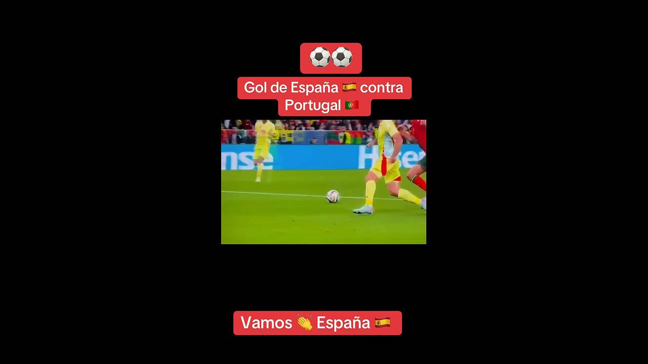 Goal of Spain against Portugal 2025 UEFA Final