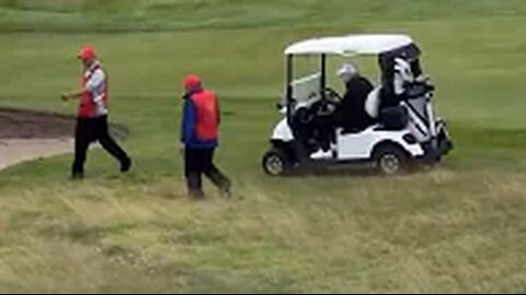 Trump caught CHEATING at golf in Scotland