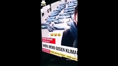 😂😂😂 Crisis actor caught live on German TV.