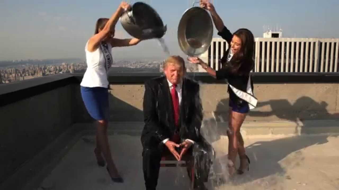 Donald Trump ALS Ice Bucket Challenge 2025