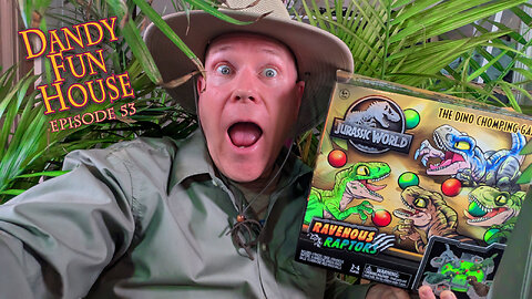 JURASSIC WORLD REBIRTH MOVIE REVIEW and RAVENOUS RAPTORS GAME REVIEW - Dandy Fun House episode 53