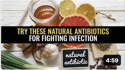 "Explore Natural Antibiotics for Infection-Fighting Benefits"