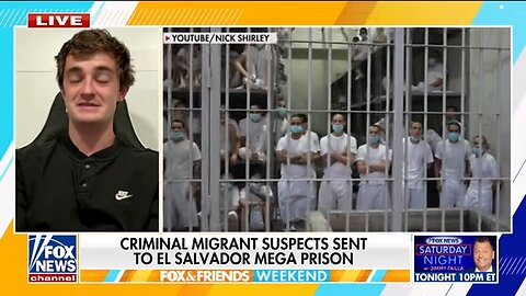 Inside El Salvador's mega prison: Youtuber reveals what he saw