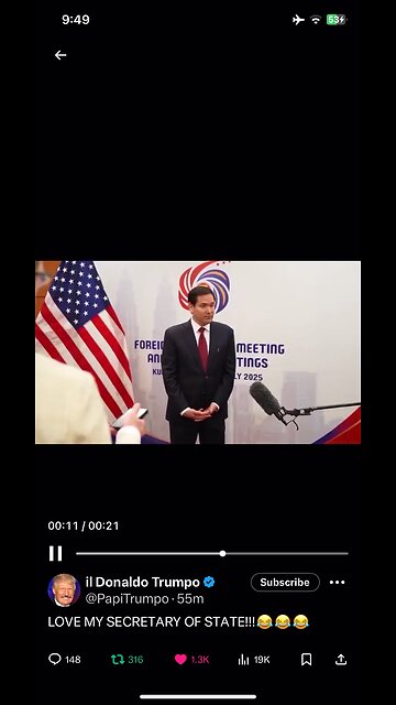 Ai video Marco Rubio