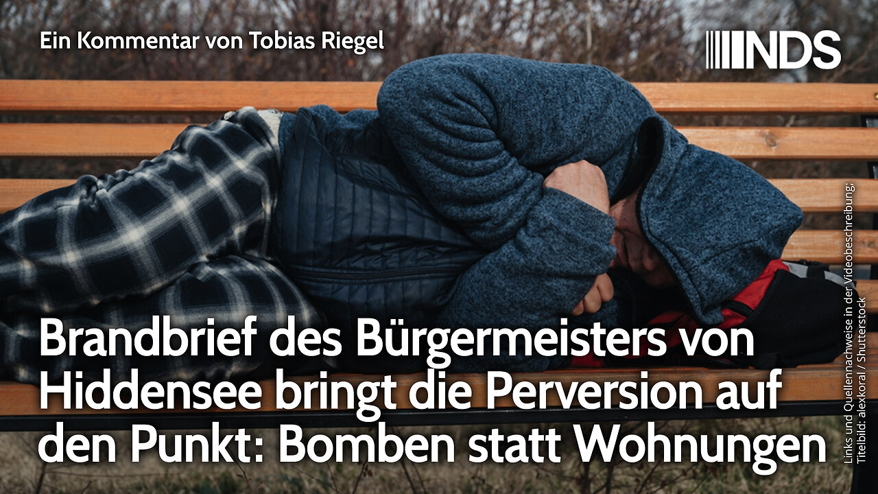 Brandbrief des Bürgermeisters von Hiddensee bringt Perversion auf den Punkt: Bomben statt Wohnungen