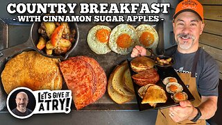 Country Breakfast with Cinnamon Sugar Apples | Blackstone Griddles