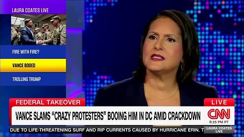 Laura Coates Reasons out That She’s Been Yelled at Train Stations Outside D.C.: Is the National Guard Going to Every State?