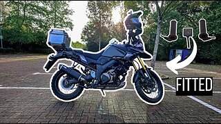 Oxford Hotgrips Sport Fitted and Tested | Suzuki V-STROM 1050DE