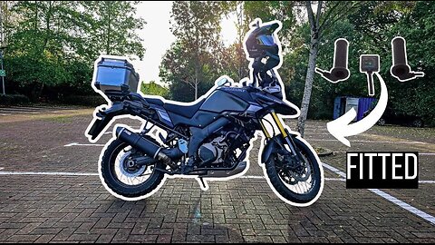 Oxford Hotgrips Sport Fitted and Tested | Suzuki V-STROM 1050DE