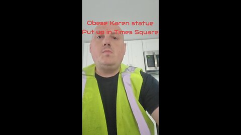 We did it guys!! we got an Statue of an obese black women in Times Square!!!