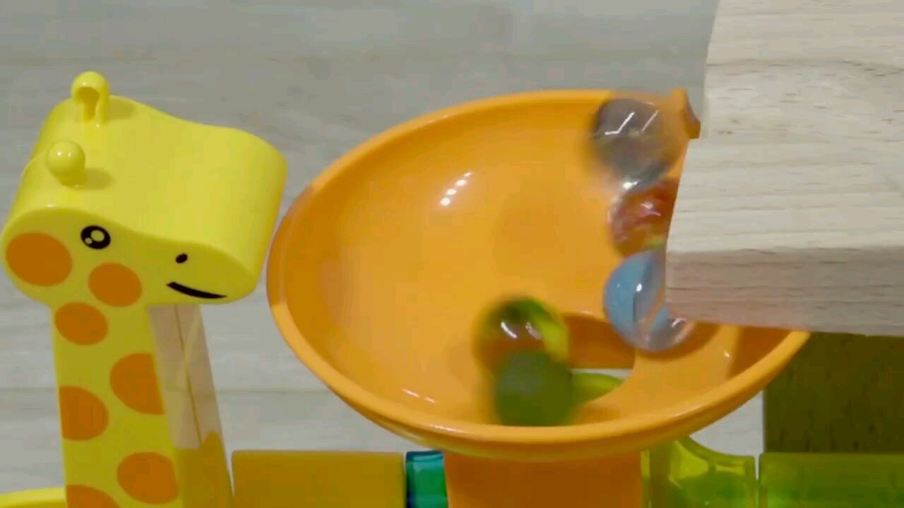 Marble Run ASMR Race ☆ HABA Slope & Dump Truck Excavator Ambulance Forklift Garbage Truck Tractors