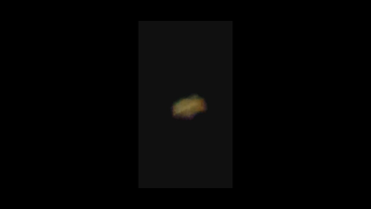 ///7omm Telescope View of another odd looking object in the night sky///