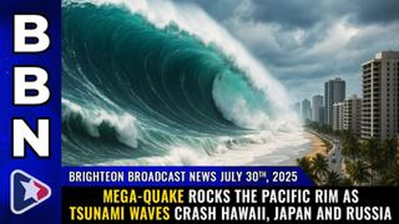 MEGA-QUAKE rocks the Pacific Rim as tsunami waves crash Hawaii, Japan... (BBN, July 30, 2025)
