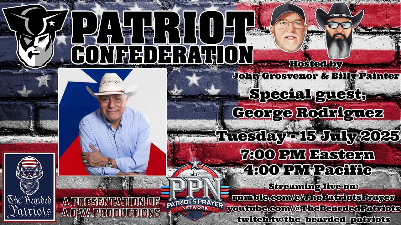 Patriot Confederation - George Rodriguez Interview (July 15, 2025)