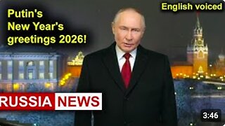 President Putin's New Year's greetings 2026!