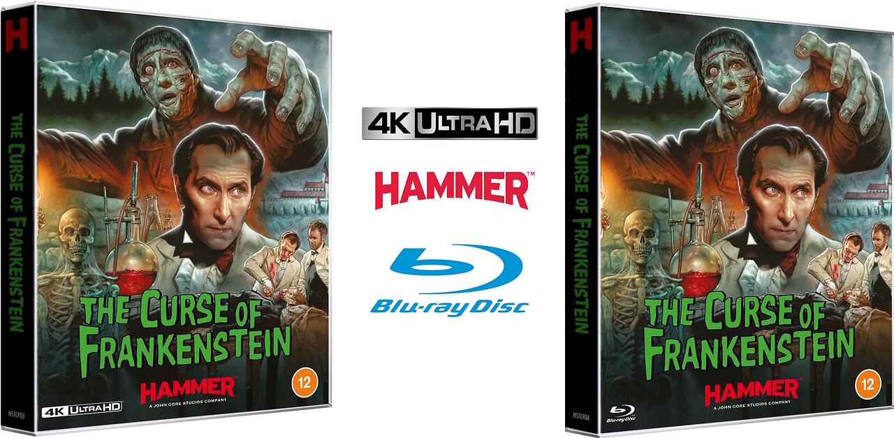 The Curse of Frankenstein [Hammer Films Standard 4K UHD & Blu-ray]