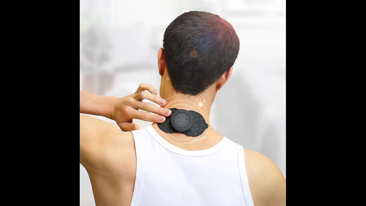 Portable Rechargeable Smart Mini Massager with Pulse Massage, 6 Modes and 10 Intensities