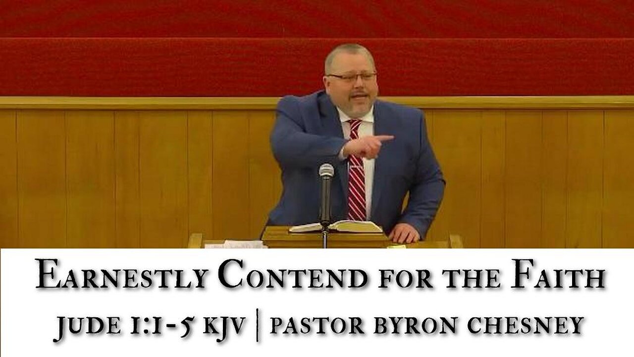 Earnestly Contend for the Faith