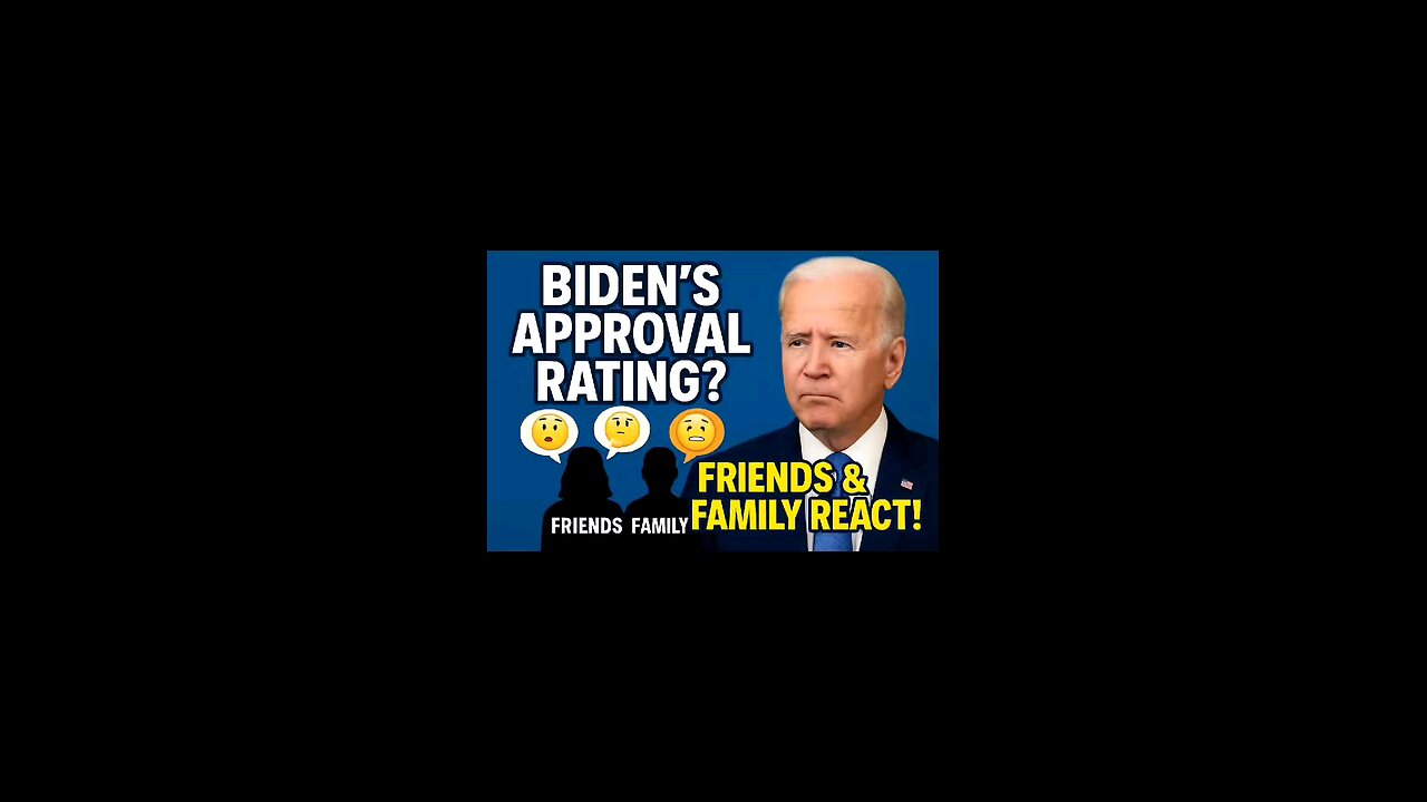Biden's Approval Rating Dips to Friends & Family – Comedian's Hilarious Take on Gutfeld!