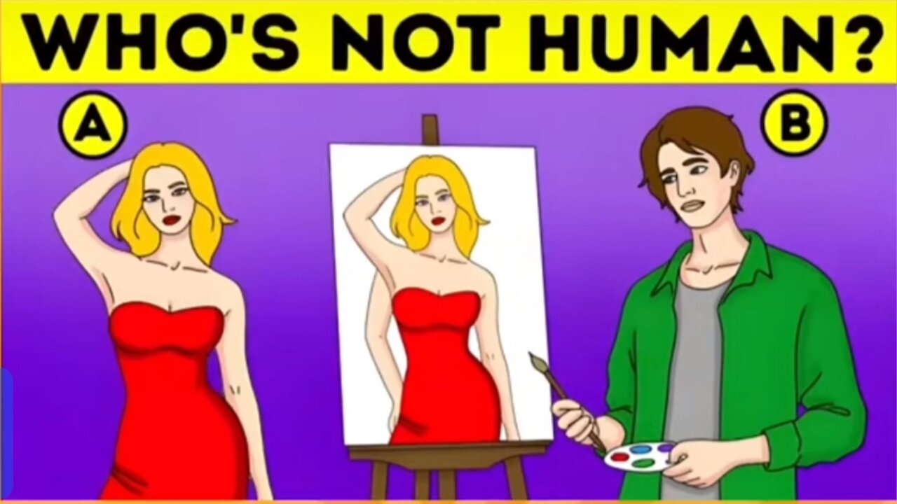 Who's Not Human? 🤖🧍‍♂️ Only Smart Minds Will See It!