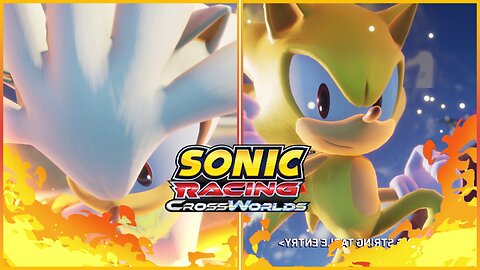 Super Silver vs LV10 Super Sonic in Mirror Wisp Grand Prix- Sonic Racing Crossworlds [Fail]