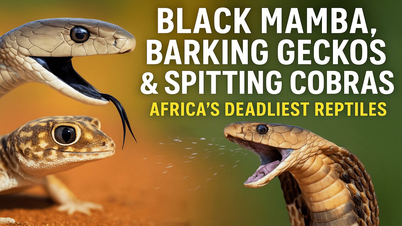 Black Mamba, Barking Geckos & Spitting Cobras Africa’s Deadliest Reptiles