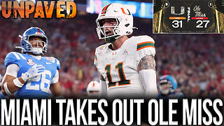 Carson Beck & Miami WIN vs. Ole Miss | UNPAVED