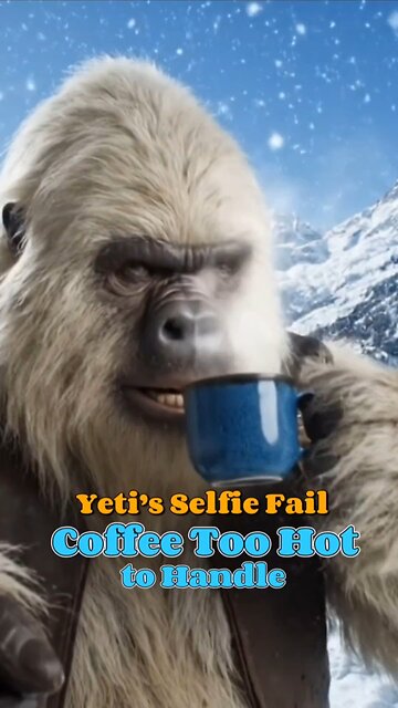 Yeti’s Selfie Fail: Coffee Too Hot to Handle