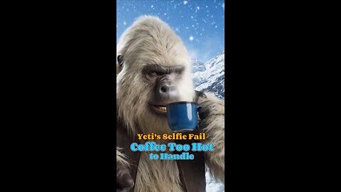 Yeti’s Selfie Fail: Coffee Too Hot to Handle
