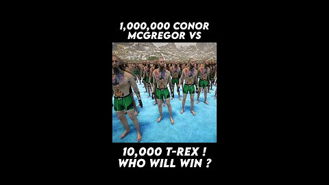 T-Rexes vs The McGregor Legion. They're in for a bad time.
