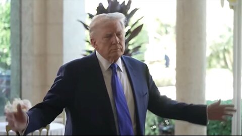 President Trump Speaks to Reporters, Mar-A-Lago Wedding Guests