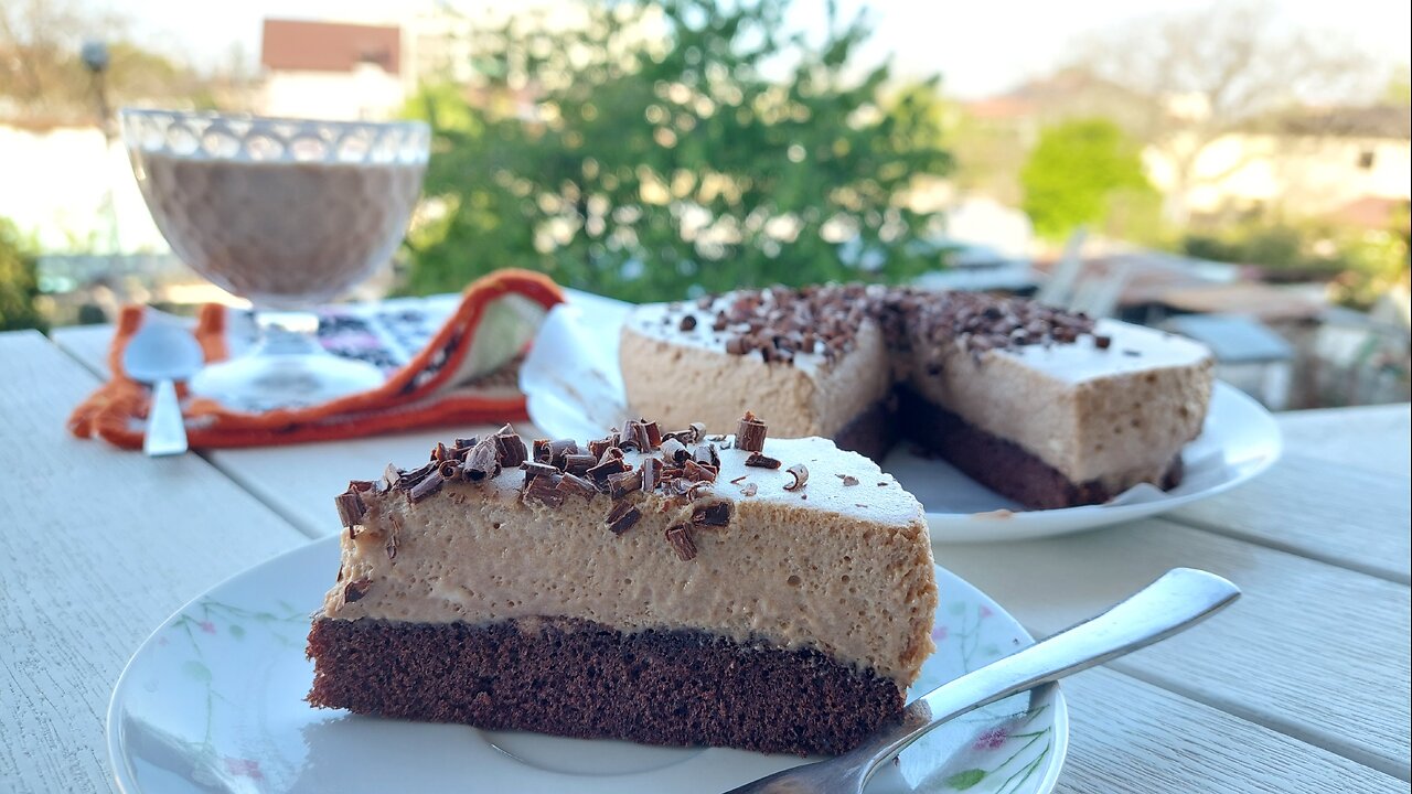 Apr 21 2025 Happy Easter! Chocolate mousse cake.