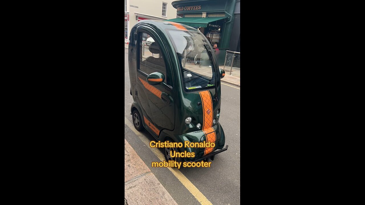 Cristiano Ronaldo uncle mobility scooter